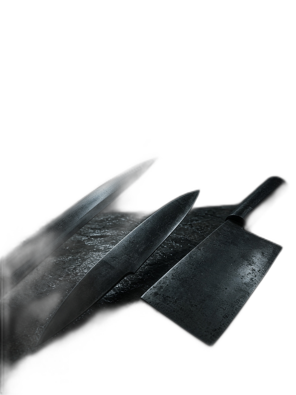 Japanese knives and Chinese cleaver